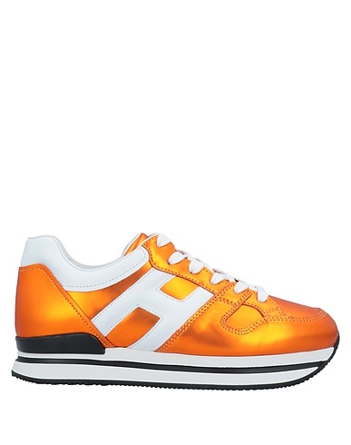 HOGAN Sneakers Orange Leather