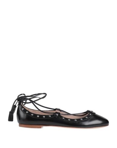 TOD'S TOD'S WOMAN BALLET FLATS BLACK SIZE 5.5 LEATHER 11797575NS 13