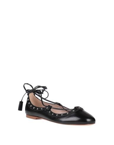TOD'S TOD'S WOMAN BALLET FLATS BLACK SIZE 5.5 LEATHER 11797575NS 13