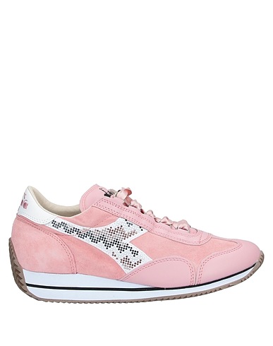 DIADORA HERITAGE Sneakers Pink Leather, Other Fibres