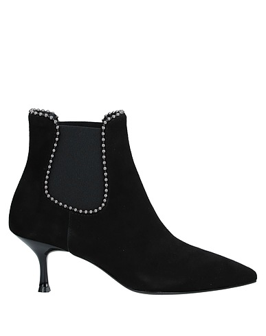 LORENZO MARI Stiefelette Schwarz Leder