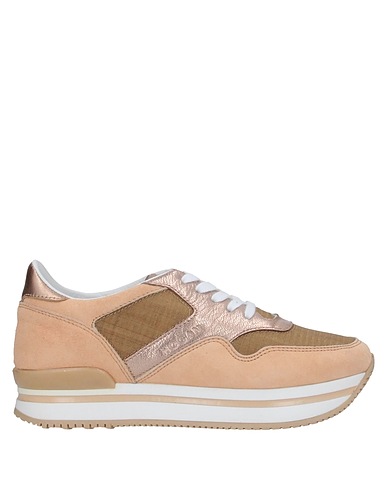 HOGAN Sneakers Sand Leder, Gewebefasern