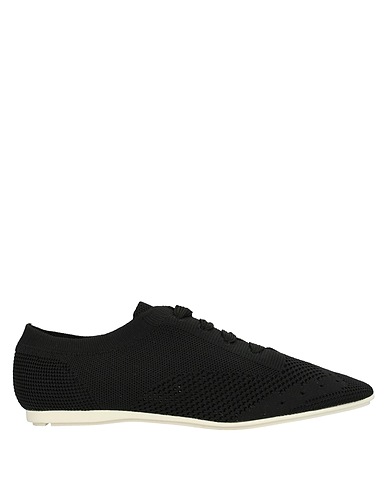 EMPORIO ARMANI Laced shoes Black Textile fibers