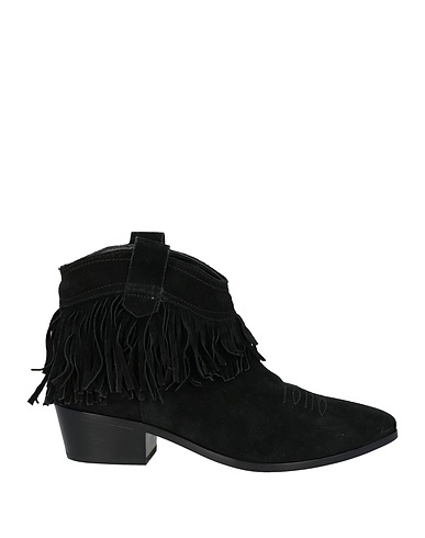 JANET & JANET Ankle boot Black Leather