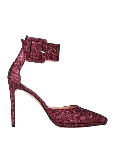 ANNA F. Pumps Bordeaux Andere Fasern
