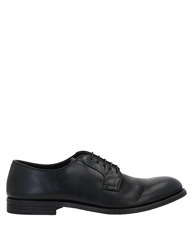 PAWELK'S Laced shoes Black Soft Leather
