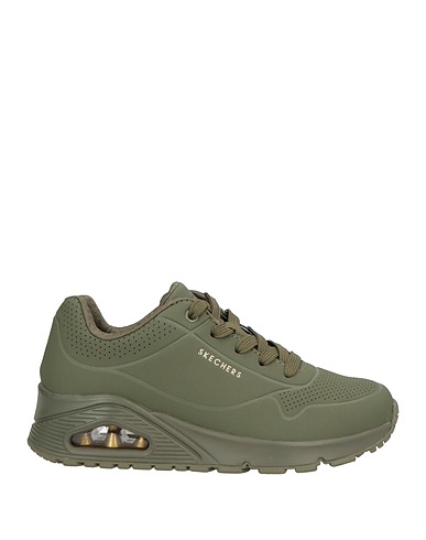 SKECHERS Sneakers Verde militare Fibre tessili