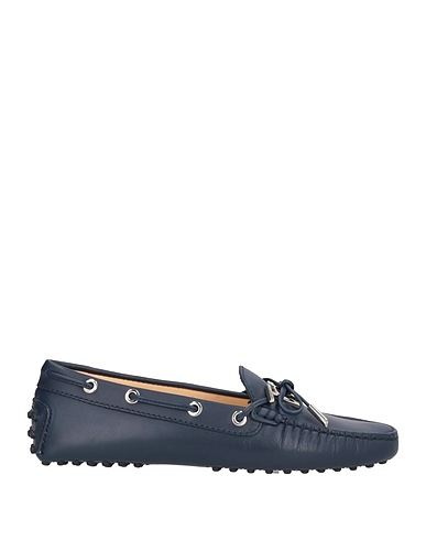TOD'S Loafers Navy blue Leather
