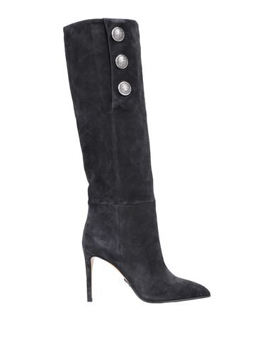 Balmain Knee Boots In Black