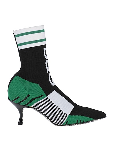 DOLCE&GABBANA Stivaletti Verde Fibre tessili