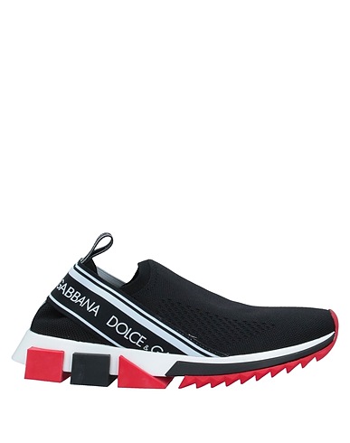 DOLCE&GABBANA 스니커즈 블랙 70% 폴리에스테르, 20% 폴리아미드, 5% 엘라스테인, 3% 비스코스, 2% 코튼