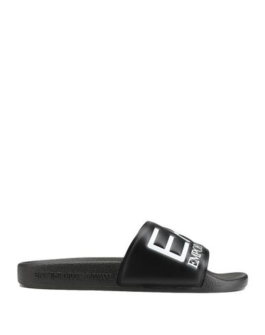 Ea7 Sandals In Black