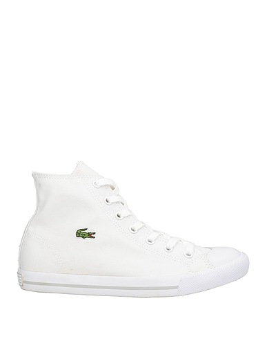 LACOSTE Sneakers White Textile fibres