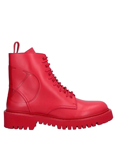 VALENTINO GARAVANI Ankle boot Red Soft Leather