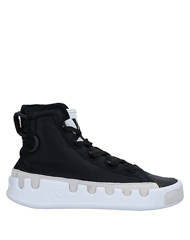 Y-3 Sneakers Schwarz Gewebefasern, Leder