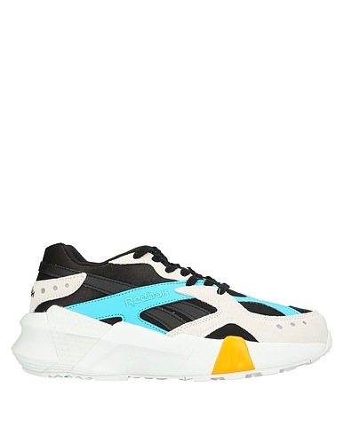 REEBOK Sneakers Weiß Leder, Gewebefasern