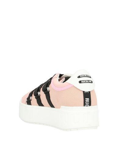 Shop Ruco Line Rucoline Woman Sneakers Pink Size 8 Soft Leather, Textile Fibers