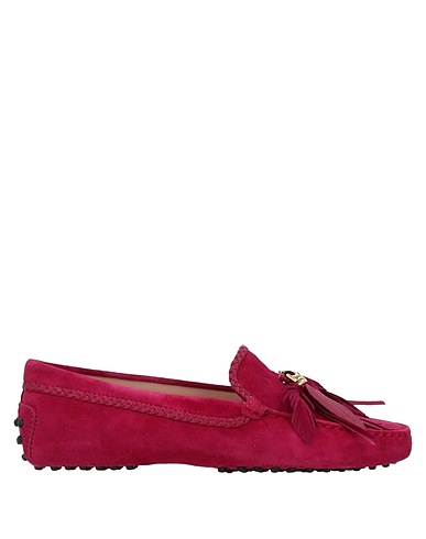 TOD'S Loafers Fuchsia Soft Leather