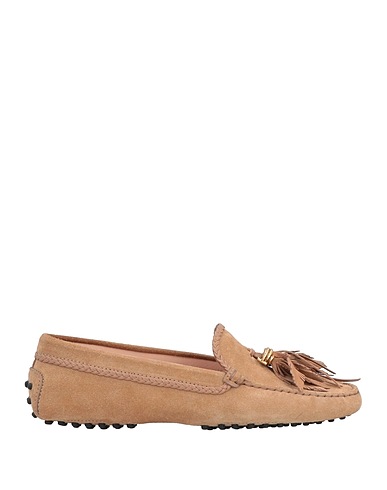 TOD'S Loafers Beige Soft Leather