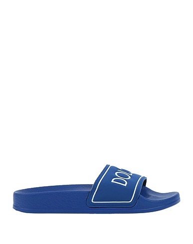 DOLCE&GABBANA Sandali Blu Fibre tessili