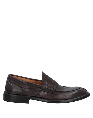 GREEN GEORGE Loafers Dark brown Soft Leather
