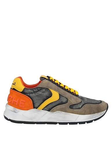 VOILE BLANCHE Sneakers Grey Soft Leather, Rubber, Textile fibers