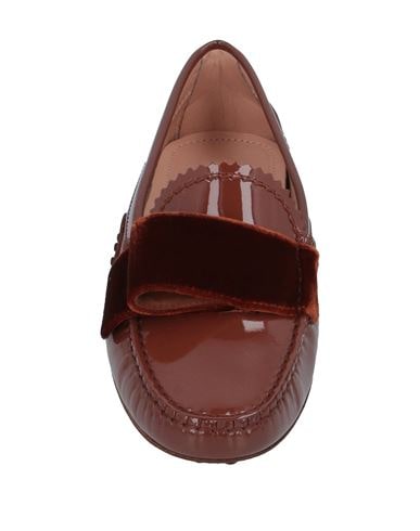 Shop Alessandro Dell'acqua X Tod's Tod's Woman Loafers Brown Size 7.5 Textile Fibers, Soft Leather