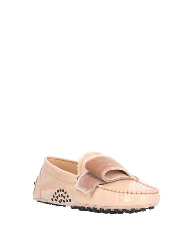 Shop Alessandro Dell'acqua X Tod's Tod's Woman Loafers Light Pink Size 6.5 Textile Fibers, Soft Leather