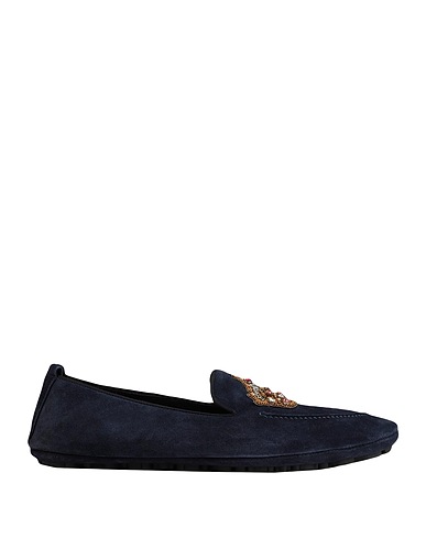 DOLCE&GABBANA Loafers Midnight blue 100% Calfskin