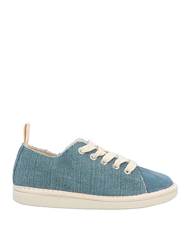 PANCHIC Sneakers Blue Leather, Textile fibres