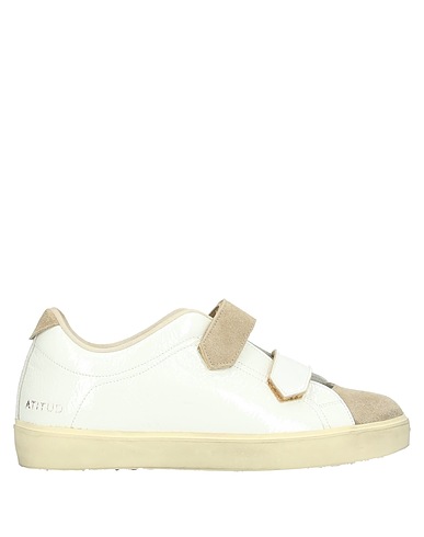 LEATHER CROWN Sneakers Bianco Pelle