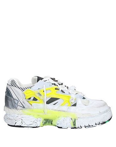 MAISON MARGIELA Sneakers Bianco Pelle, Fibre tessili