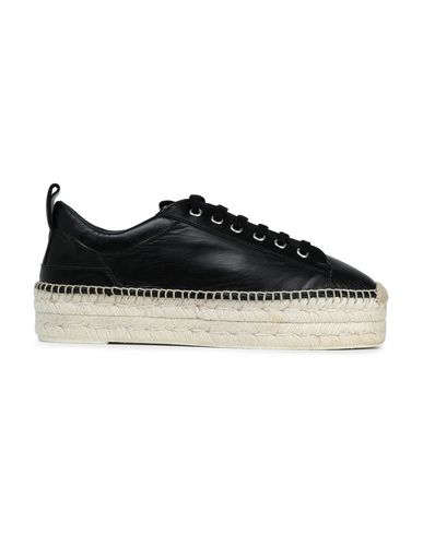 black platform espadrille sneakers