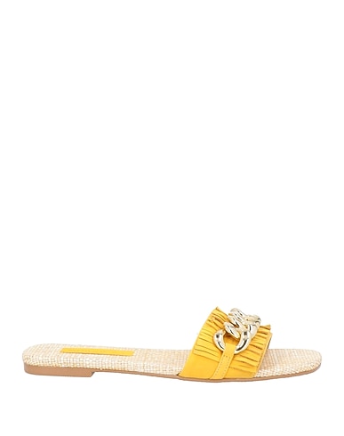 MISS UNIQUE Sandalen GIALLO OCRA Leder