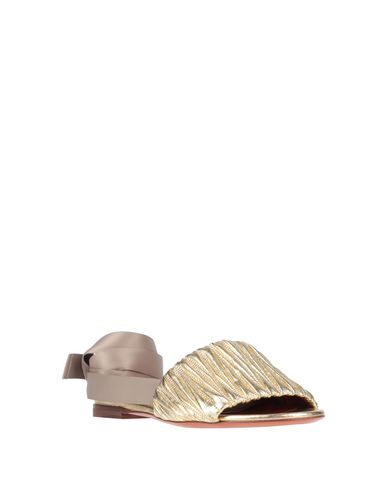 Santoni Sandals In Gold