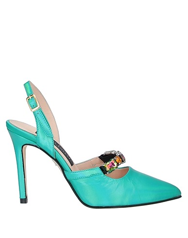 NORA BARTH Court Emerald green Soft Leather