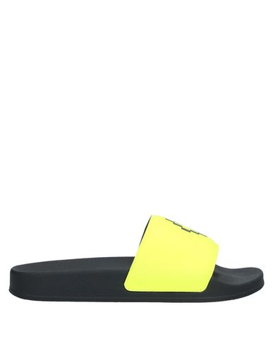 Marcelo Burlon County Of Milan Marcelo Burlon Cross Slide In Yellow