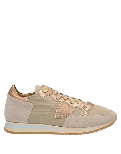 PHILIPPE MODEL Sneakers Sand Soft Leather, Textile fibres