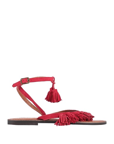 ORDI.TO Infradito Rosso Pelle