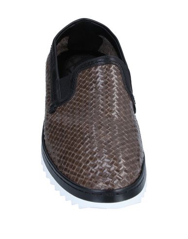 Dolce & Gabbana Brown Black Leather Weaved Men Loafers Shoes