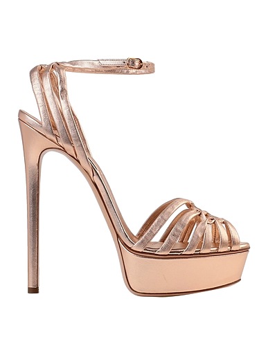 CASADEI Sandals Copper Soft Leather