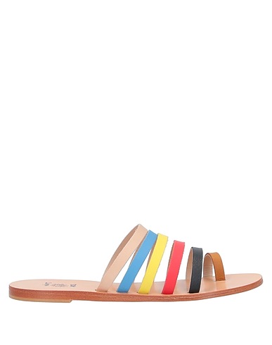 VINT AGE Flip flops Red Leather