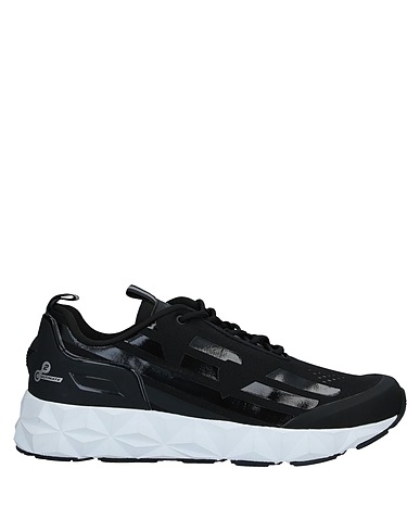 EA7 Sneakers Black Textile fibres, Rubber