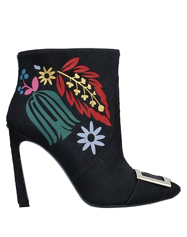 ROGER VIVIER Ankle boot Black Calfskin