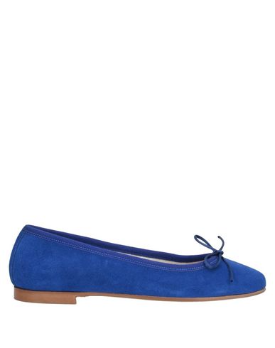 bright blue ballet flats