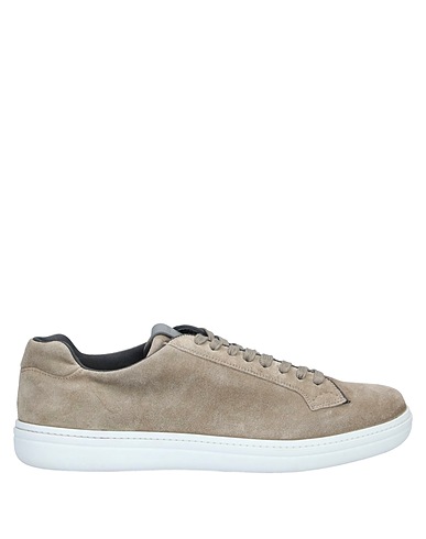 CHURCH'S Sneakers Taupe Soft Leather, Textile fibers