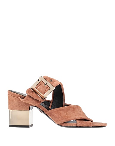 ROGER VIVIER サンダル キャメル 革（なめし加工）