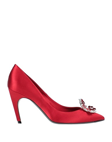 ROGER VIVIER Court Burgundy Textile fibres