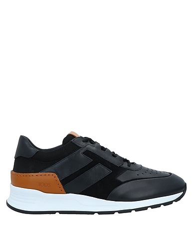 TOD'S スニーカー ブラック 革（なめし加工）