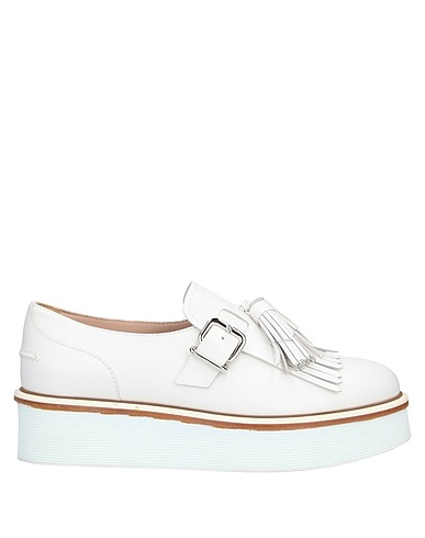 TOD'S モカシン ホワイト 牛革（カーフ）